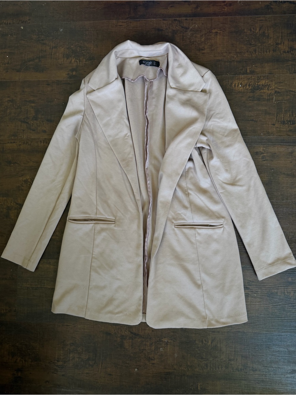 Stoosh Light Beige Women's Blazer Jacket